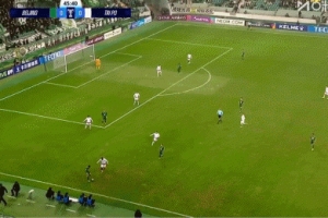 带球进场！张玉宁下半场开场不到1分钟闪击破门，国安1-0领先